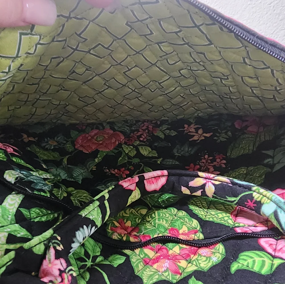 Vera Bradley Quilted Women's Laptop Bag Botanica Print
